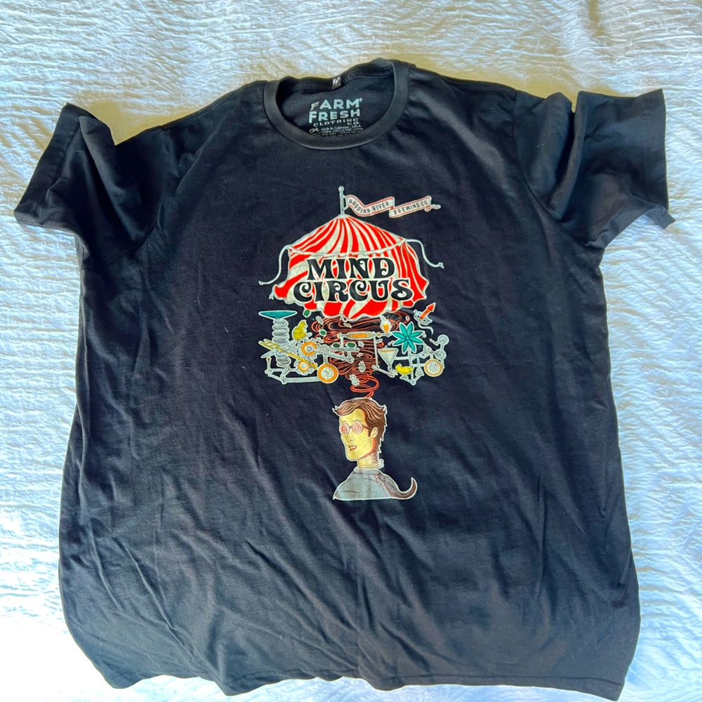 Russian River Brewing Mind Circus Mens (large) excellent condition!